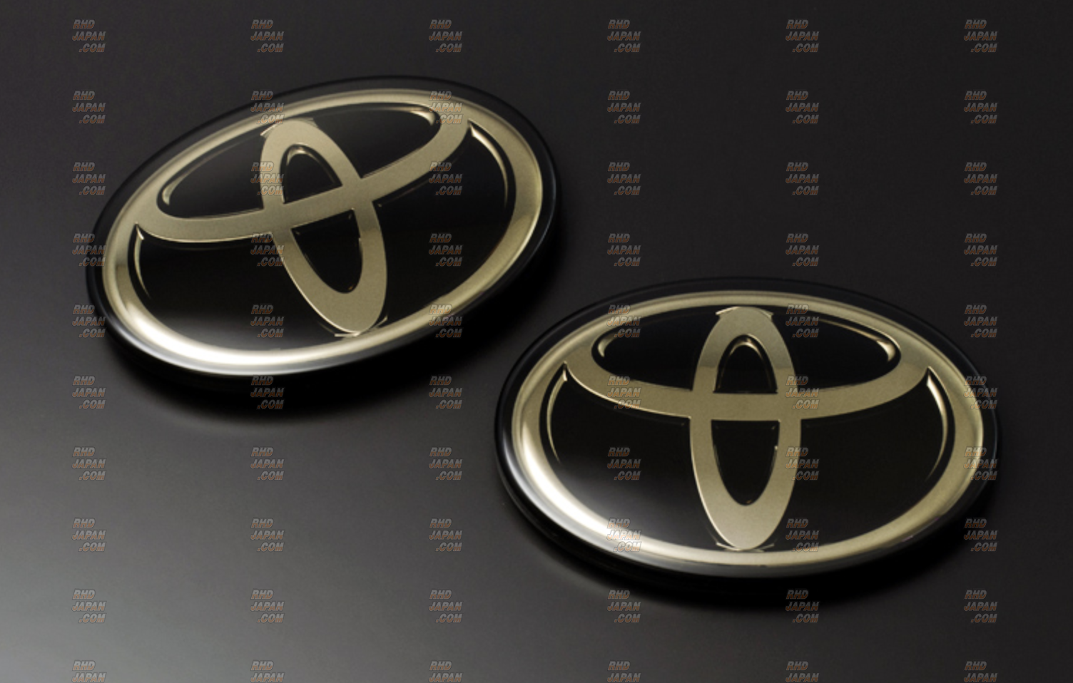 Grazio & Co Solid Color Emblem Front T-Mark Black Chrome - GR86 ZN8